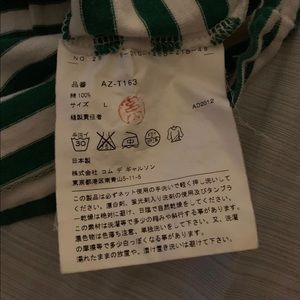 Comme Des Garçons long sleeve striped shirt